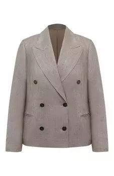 Льняной жакет Brunello Cucinelli