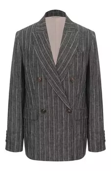 Льняной жакет Brunello Cucinelli