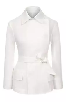 Льняной жакет Emporio Armani