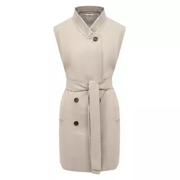 Льняной жилет Brunello Cucinelli