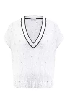 Льняной жилет Brunello Cucinelli