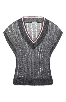 Льняной жилет Brunello Cucinelli