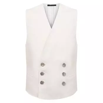 Льняной жилет Giorgio Armani