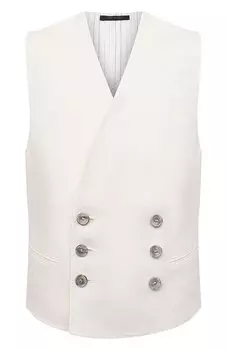 Льняной жилет Giorgio Armani
