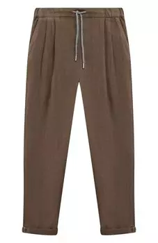 Льняные брюки Brunello Cucinelli
