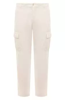 Льняные брюки-карго 120% Lino