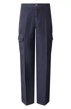 Льняные брюки-карго 120% Lino