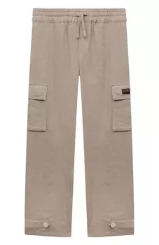 Льняные брюки-карго Dolce & Gabbana