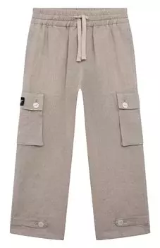 Льняные брюки-карго Dolce & Gabbana