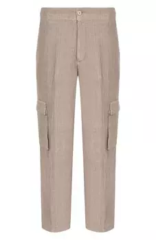 Льняные брюки-карго InLinum