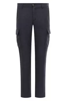 Льняные брюки-карго Zilli