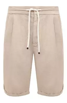 Льняные шорты Brunello Cucinelli