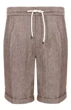 Льняные шорты Brunello Cucinelli