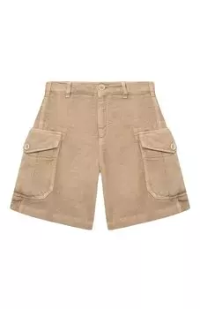Льняные шорты-карго Brunello Cucinelli