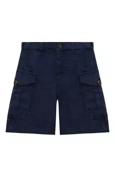 Льняные шорты-карго Brunello Cucinelli