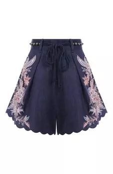 Льняные шорты Zimmermann