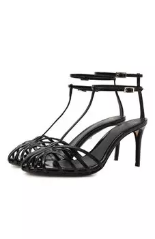 Лакированные босоножки Anna 80 Alevi Milano