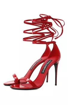 Лакированные босоножки Keira 105 Dolce & Gabbana