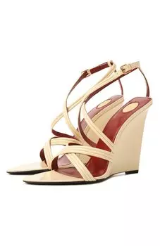 Лакированные босоножки Rossi Saint Laurent