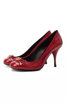 Лакированные туфли Opera Bow 85 Versace