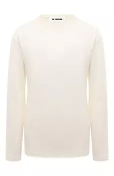 Лонгслив из хлопка и кашемира Jil Sander