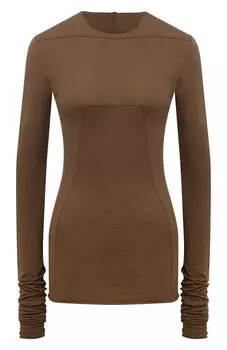 Лонгслив из хлопка и кашемира Rick Owens