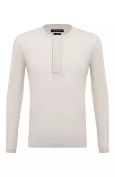 Лонгслив из хлопка и кашемира Zegna