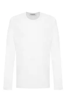 Лонгслив из хлопка и шелка Laneus