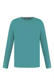 Лонгслив из шелка и хлопка Loro Piana