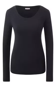 Лонгслив из шелка и кашемира Hanro