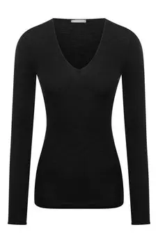 Лонгслив из шерсти и шелка Hanro