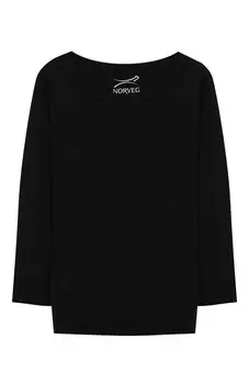Лонгслив из шерсти и шелка Norveg