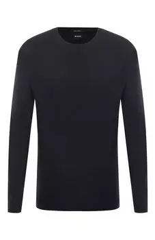 Лонгслив из вискозы и шерсти BOSS