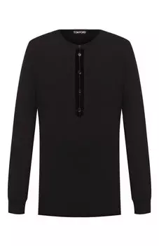 Лонгслив-хенли из вискозы Tom Ford