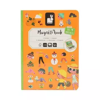 Магнитная книга-игра Времена года Janod