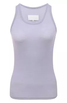 Майка из хлопка и шелка Maison Margiela