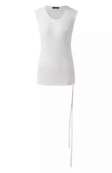 Майка из вискозы и хлопка Ann Demeulemeester