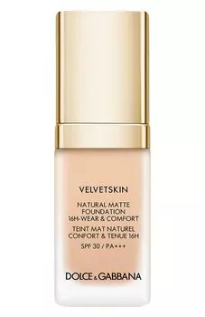 Матирующее тональное средство-флюид Velvetskin, оттенок Sateen 125 (30ml) Dolce & Gabbana