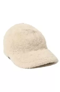 Меховая бейсболка из овчины Yves Salomon