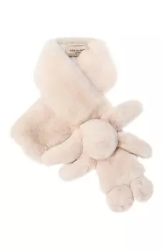 Меховой шарф из кролика Yves Salomon Enfant