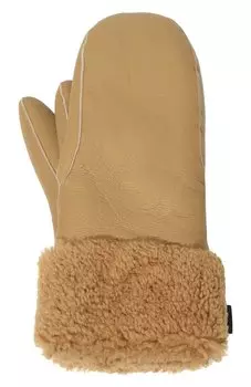 Меховые варежки из овчины Yves Salomon