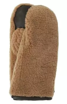 Меховые варежки из овчины Yves Salomon