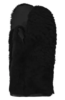 Меховые варежки из овчины Yves Salomon