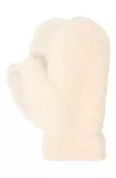 Меховые варежки из овчины Yves Salomon