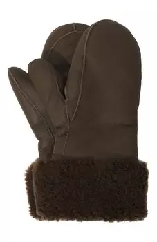 Меховые варежки из овчины Yves Salomon