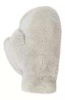 Меховые варежки из овчины Yves Salomon