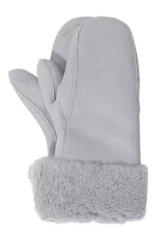 Меховые варежки из овчины Yves Salomon