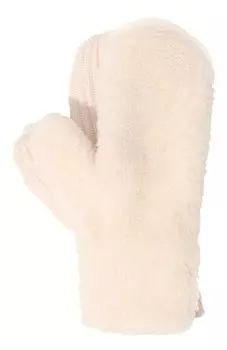 Варежки из шерсти и овчины Yves Salomon