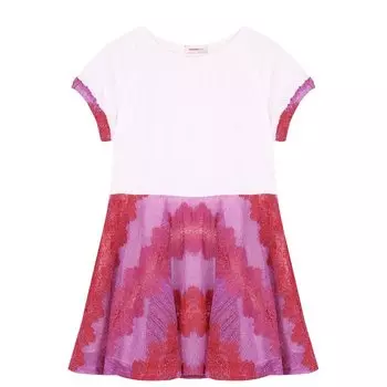Мини-платье джерси с металлизированной отделкой Missoni