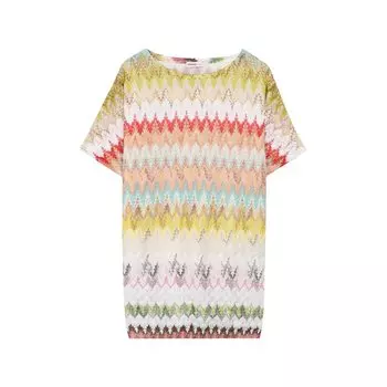 Мини-платье из вискозы и хлопка Missoni